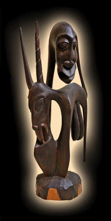 Makonde Shetani carving