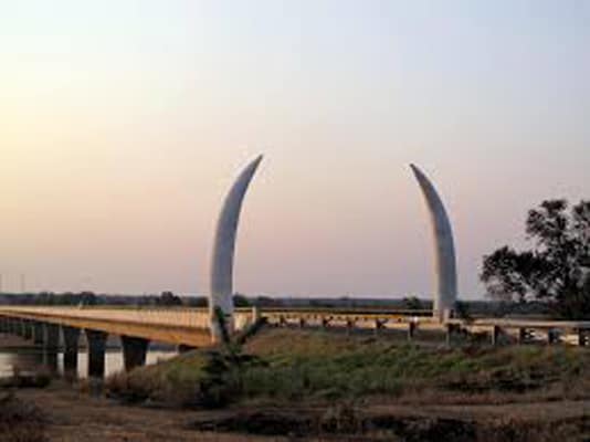Unity Bridge between southern Tanzania and northern Mozambique.